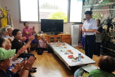 최용덕 동두천시장, 초복을 맞이하여 상패동 경로당 어르신 찾아