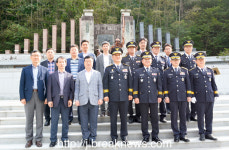 조용식 전북경찰청장, 지리산 충혼탑 참배