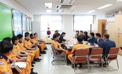 의왕시의회, 의왕소방서 백운119안전센터 방문 격려