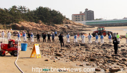 군산해경 기름 오염 방제훈련 실시