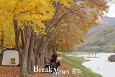 영동 양산팔경 금강둘레길, 가을의 정취 물씬