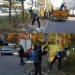 부평구 삼산1동, 삼산농산물도매시장 인근 상가지역 대청소 실시