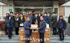 새마을지도자상촌면협의회, 경로당에 물품 전달