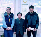 괴산 문광면번영회, 지역 출신 대학생에게 장학금 전달