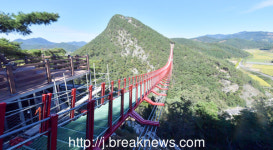 순창군 체계산 출렁다리 27일 개통