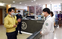 안병용 의정부시장, 조은요양병원 현장 방문