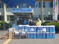 한전 봉화지사, 코로나19 후원물품 전달