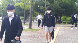 성주교육청 관내 고등학교 80여일만에 등교