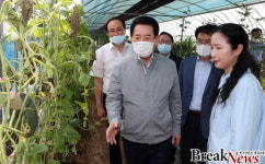 [포토] 김영록 전남지사,강진군 군동면 도두맘 방문