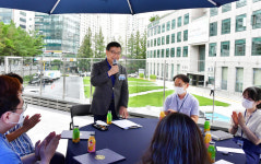 [포토]중랑구, 중랑구청 녹지광장 명칭공모 시상식 개최