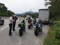 남양주경찰서,행락철 오토바이 갓길 통행 등 얌체 운전 그만