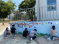 남양주 덕소초, 벽화로 아름다운 추억을 그리다