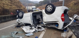 대전-당진 고속도 남세종TG에서 전복사고...7명 사망