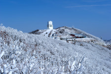 〔포토〕전국서 가장 별이 잘 보이는 영천 보현산 천문대의 설경