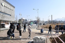 양주시, 광적도서관 앞에서 코로나19 진단검사 실시
