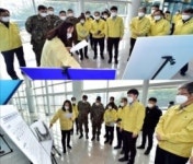 차준택 부평구청장, 삼산월드체육관 접종센터 사전 점검