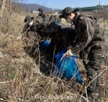 포천시 선단동, 6공병여단과 새봄맞이 환경정화 활동 실시