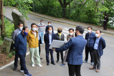 청주시의회 도시건설위, 우암산 둘레길 등 현장 방문
