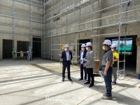 장대석 경기도의원, 학교 체육관 공사현장 방문