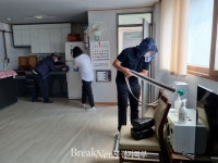 양주시 양주1동, 관내 경로당 및 복지회관 15개소 대상 방역소독 실시