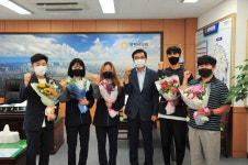 조영제 영천시의회 의장,  영천시청 직장운동경기부 격려