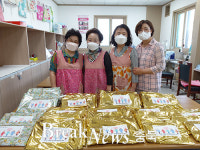 교현2동향기누리봉사팀, 어르신 인견 반바지 제작