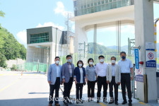 [포토] 춘천시의회 복지환경위원회, 하수처리장 이전 부지 현장 방문 및 점검