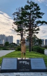 양주시, ‘기림의 날’ 맞이 양주평화의 소녀상 앞에서 헌화 행사장 조성 및 운영