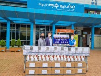 여수 동강건설(주)·서현건축사, 여천동에 영양만점 음식 후원