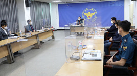 이형세 전북경찰청장 덕진署 초도 방문