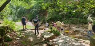 의정부시 송산1동, 광복절 연휴 빼벌계곡 방역 합동점검 실시