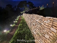 포천시, 포천 반월성 서치성 성벽 60m 구간에 야간경관조명 설치