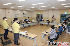 허태정 시장, 전민동 생활치료센터 인근 주민에 감사 인사