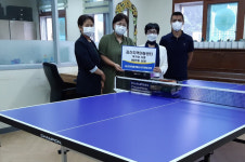 괴산아이쿱협동조합, 괴산지역아동센터에 탁구대 후원