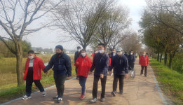 진천군장애인복지관, 2021.건강릴레이 걷기체험 진행