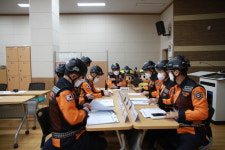 경산소방서, 대형화재 대비 하반기 긴급구조통제단 불시가동훈련 실시