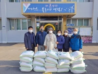 영덕군 지품면 무량사, 경로당·결손가정에 쌀 기탁