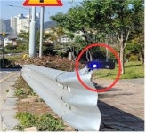 여수경찰, 교통사고 예상 지점 소형경광등 설치