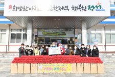 정선군, 아라리 종합상사 배부근 대표가 아동복지시설 후원물품 전달
