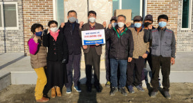 괴산 칠성면 비동경로당, 아이쿱자연드림 씨앗재단 가구 기부