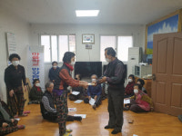영동 심천면 장동2리 부녀회, 마을 재난지원금 지급