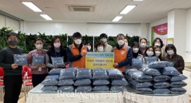 태백시 보건소, 한국전력공사 태백전력지사 사회봉사단에서 격려물품 전달