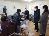 동두천시 여운성 보산동장, 8개 경로당 방문