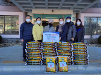 보은군 속리산면행정복지센터, 속리산면주민자치위 이웃돕기 물품 기탁