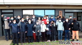 [포토] 이용섭 광주시장, 서봉지구 파크골프장 개선사업 현장 방문