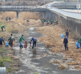 영동 추풍령면, 봄맞이 하천 정화활동 전개