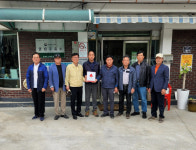 영동 상촌면 지역사회보장협의체, 상촌주유소 착한가게 현판 전달