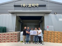 ㈜월드미트(코리아축산), 남양주시 소외계층 식사 지원 위해 쌀과 라면 기부
