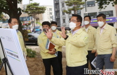 전남도, 장마 앞두고 수해 복구현장 긴급점검
