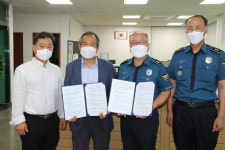 단양서 중앙지구대-단양도우누리사회적협동조합, 범죄피해 노인보호 협약 체결